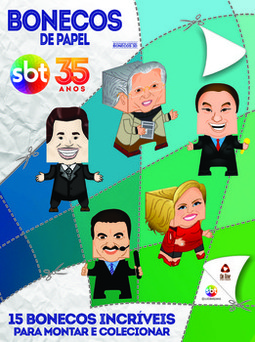 SBT 35 anos - Superlivro coleção bonecos de papel