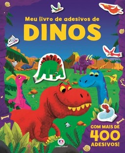 Meu livro de adesivos de dinos