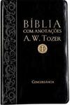 Bíblia com Anotações A. W. Tozer - Média - Luxo - Preta