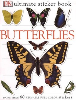Ultimate Sticker Book: Butterflies: More Than 60 Reusable Full-Color Stickers