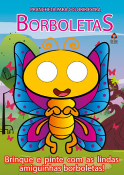 Borboletas: prancheta para colorir extra