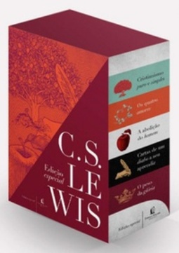C. S. Lewis - Caixa com 5 Livros (+ 2 Pôsteres + Aparador)