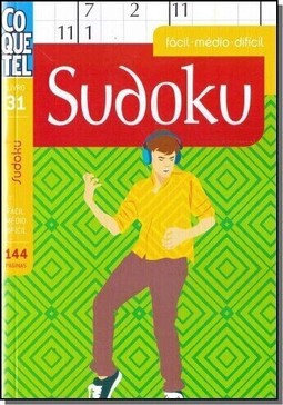 Sudoku - Fácil, médio e difícil - Livro 31