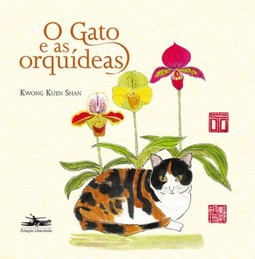 O gato e as orquídeas