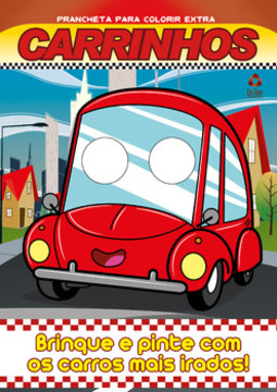 Carrinhos: prancheta para colorir extra