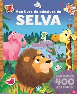 Meu livro de adesivos da selva