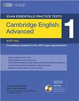 Cambridge Advanced Practice: Tests 1 With Key + Dvd-Rom