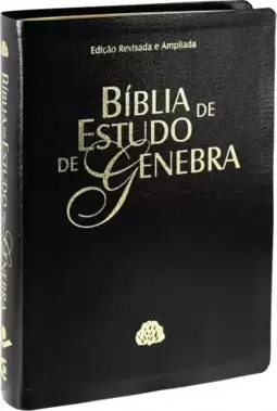 Bíblia de Estudo de Genebra - Couro bonded Preto