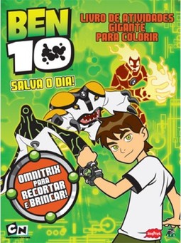 Ben 10 salva o dia: atividades gigante para colorir