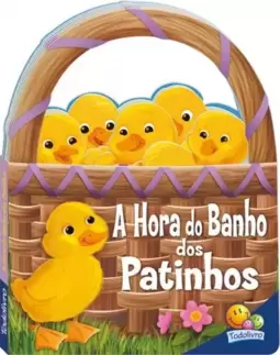 Livrinhos em cestinhos: A hora do banho dos patinhos