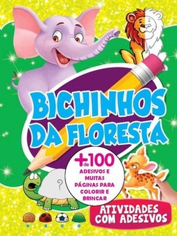 Bichinhos da floresta: atividades com adesivos