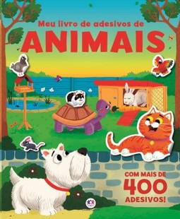 Meu livro de adesivos de animais