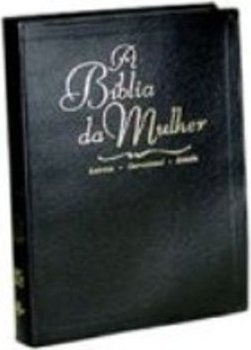 A Bíblia da Mulher: Leitura, Devocional e Estudo - Preta Luxo