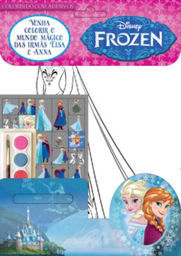 Frozen: colorindo com adesivos