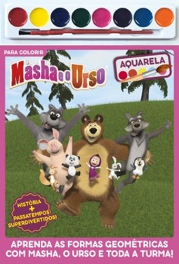 Masha e o urso: para colorir