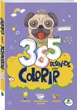 365 Desenhos para Colorir (Roxo)