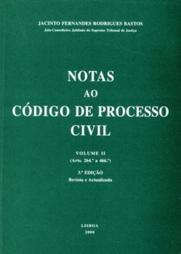 Notas ao código de processo civil