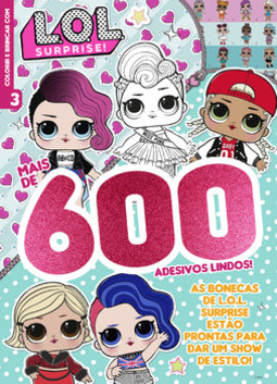 L.O.L. Surprise!: colorir e brincar - 600 adesivos