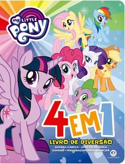 My Little Pony: 4 em 1 - Livro de diversão