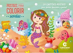 POSTAIS PARA COLORIR SEREIAS